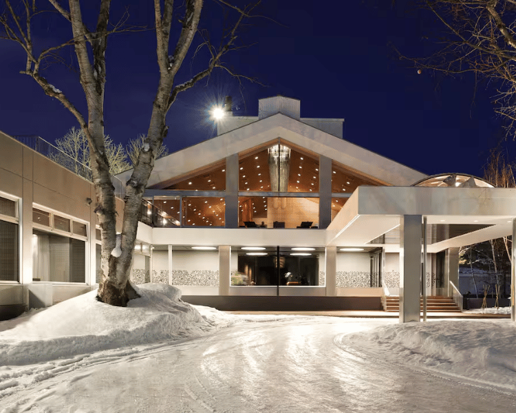 snowy outside of The Green Leaf Niseko Village